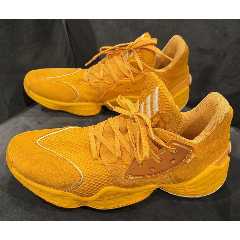 Adidas Harden Vol. 4 Canary Yellow Basketball Shoes EH1603 Men Sz 13